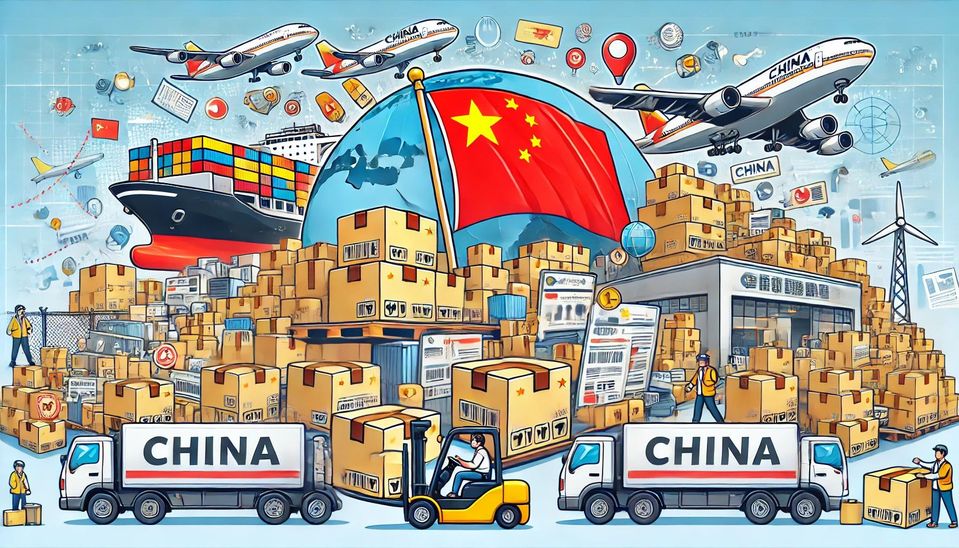 DALLE2024-08-1510.14.01-Aprofessionalyetplayfulcartoon-styleillustrationdepictingthemassivevolumeofpackagessentbytheChineseparcelmarket.Showanoverwhelming-ezgif.com-webp-to-jpg-converter