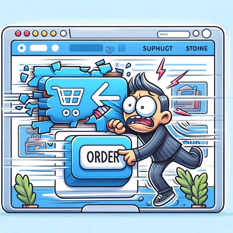 DALLE2024-09-1712.36.11-Ahumorouscartoon-styleillustrationdepictinganonlineshoppinginterfacewheretheorderbuttonismalfunctioningorbroken.Thebuttonmightbe-ezgif.com-webp-to-jpg-converter