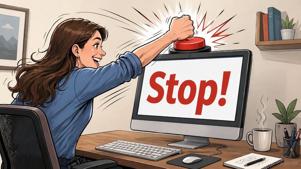 Herroepingsfunctie, stopknop (AI gegenereerd)