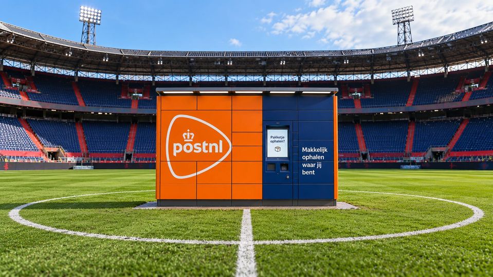 Makkelijk een pakketje ophalen, zelfs bij je club (AI gegenereerd)