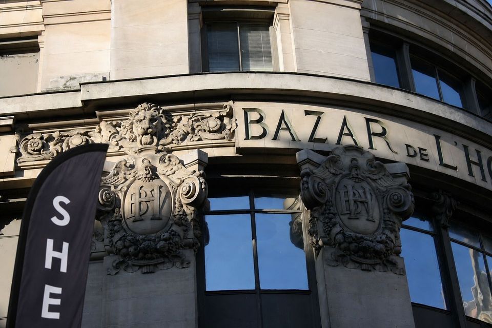 https.commons.wikimedia.org.wiki.File.Paris-Bazar de l'Hotel de Ville46.JPG  Author Reinhard Hauke, Licensed under Creative Commons Attribution-Share Alike 3.0 Unported, AI modified