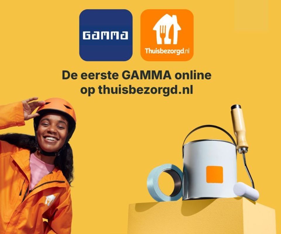 Gamma op Thuisbezorgd.nl MIXonline