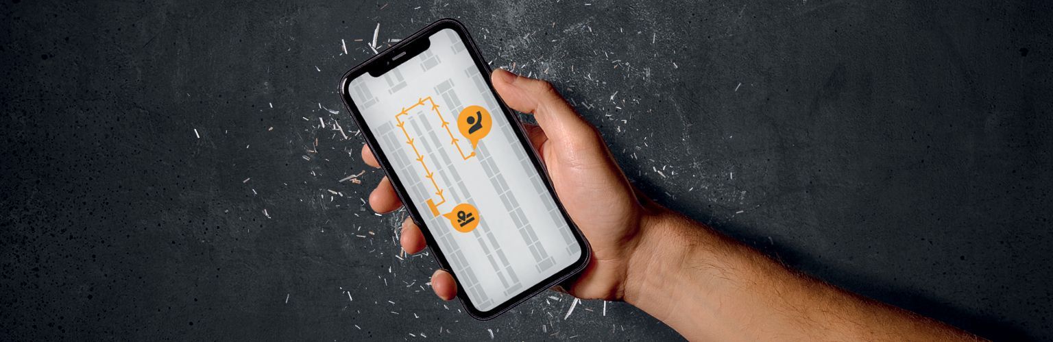Hornbach Wayfinder Marktnavigatie