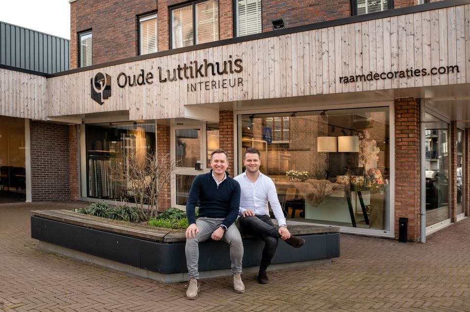 Woonspecialist Comafin Ivar Homma (links) en Bas oude Luttikhuis