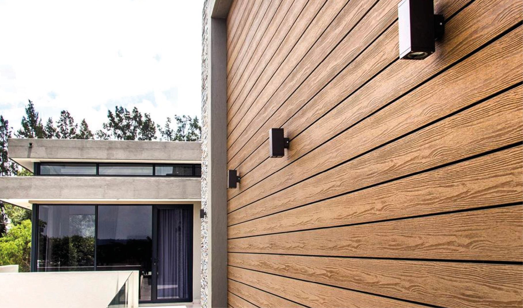 Houtbouw houten-gevel