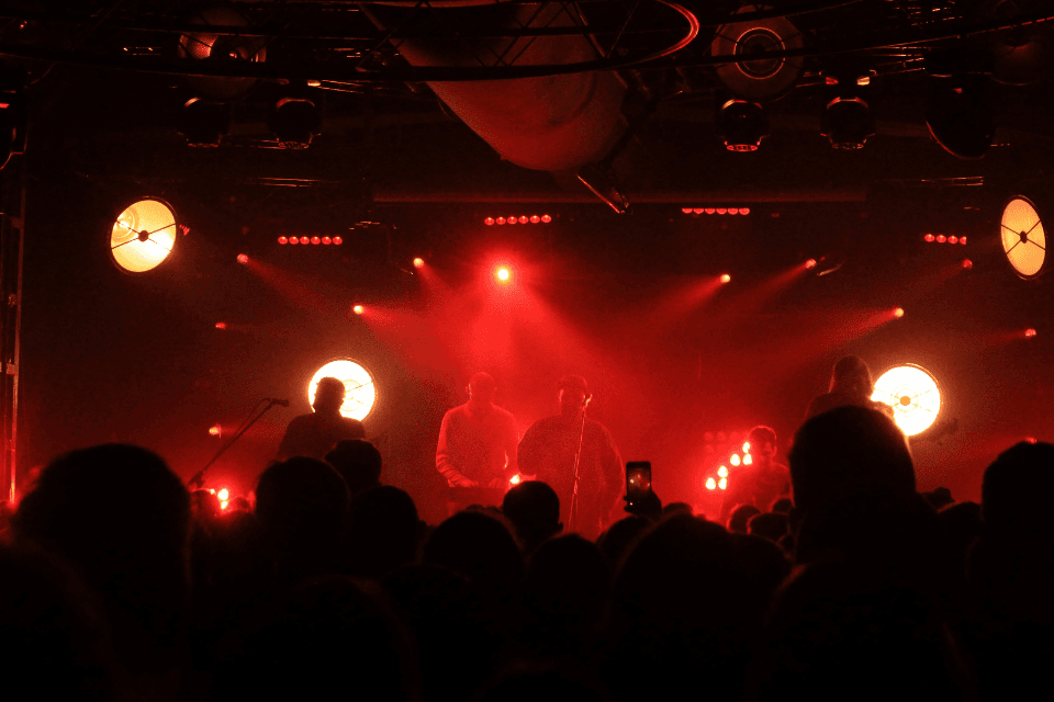 Concert in grassroot venue