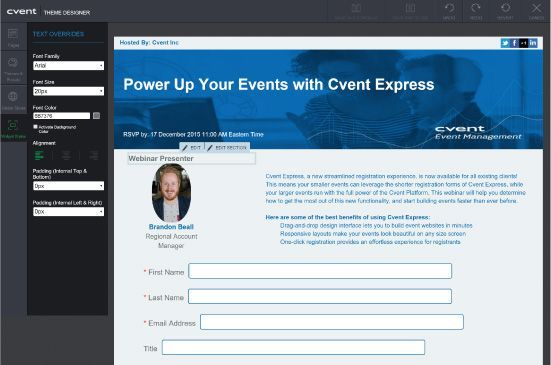 Cvent-Registration