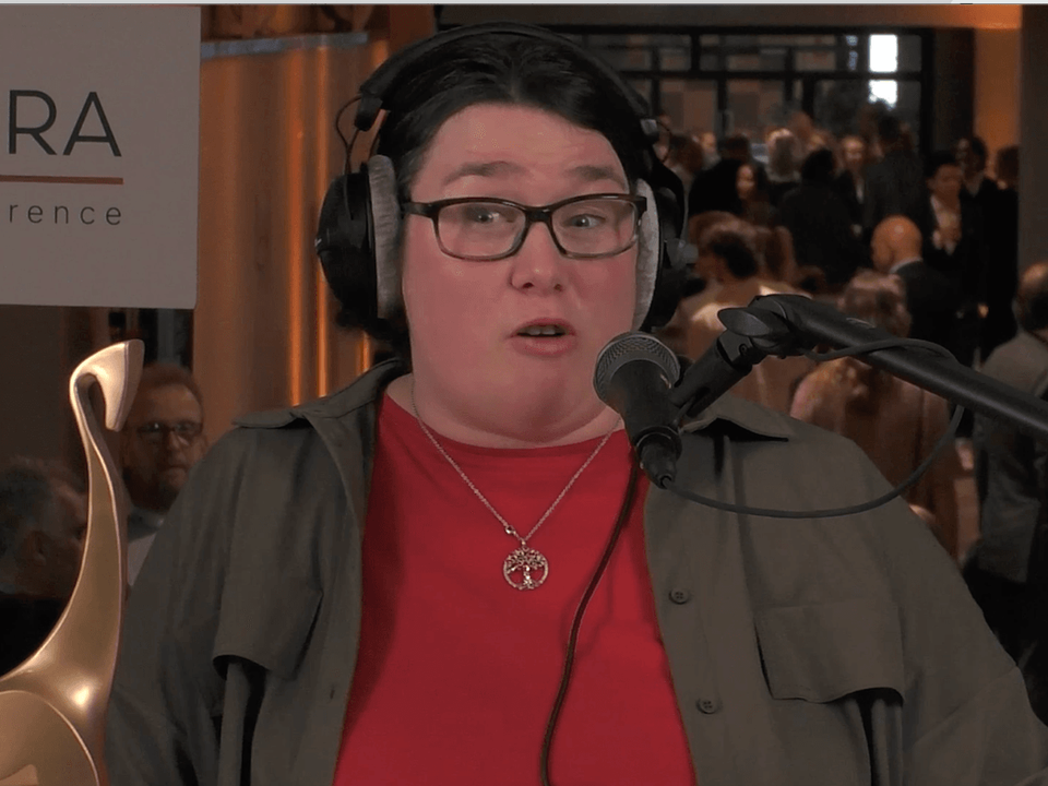 Marianne Dijkshoorn in de Goude Giraffe podcast