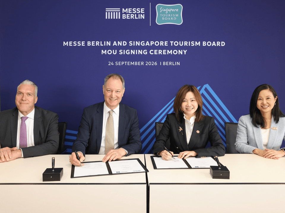 Ondertekening MoU Messe Berlin en Singapore Tourism Board