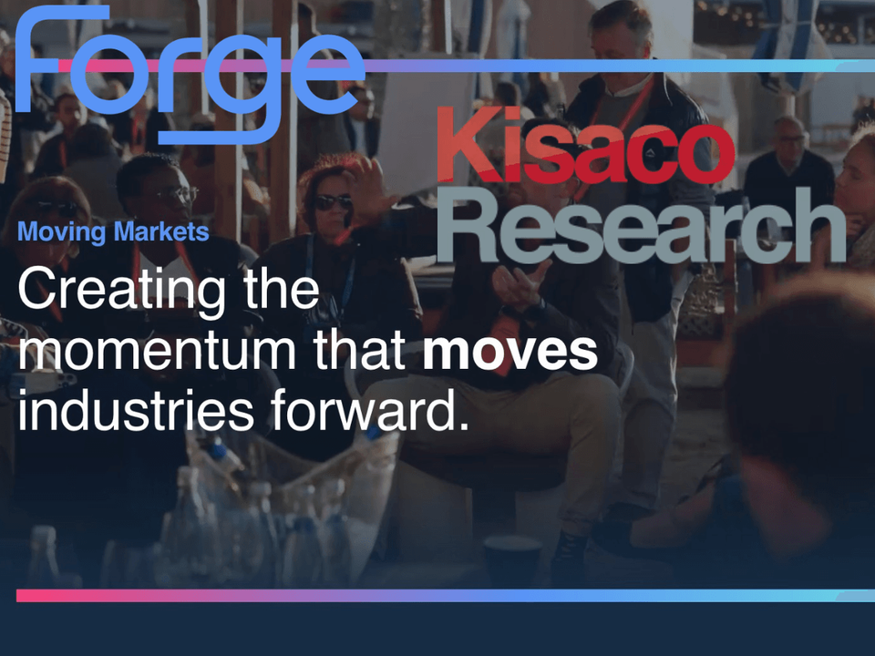 Overname Kisaco Research door Forge