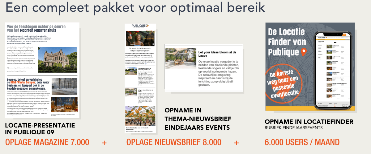 Publiciteitsopties Eindejaarsthema