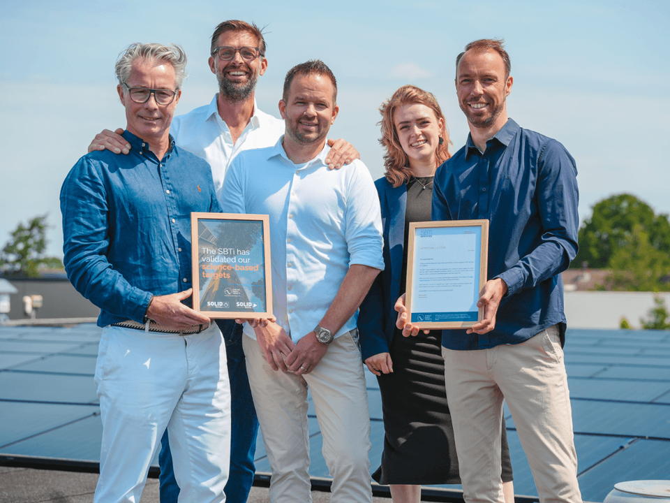Solid behaalt SBTi certificaat