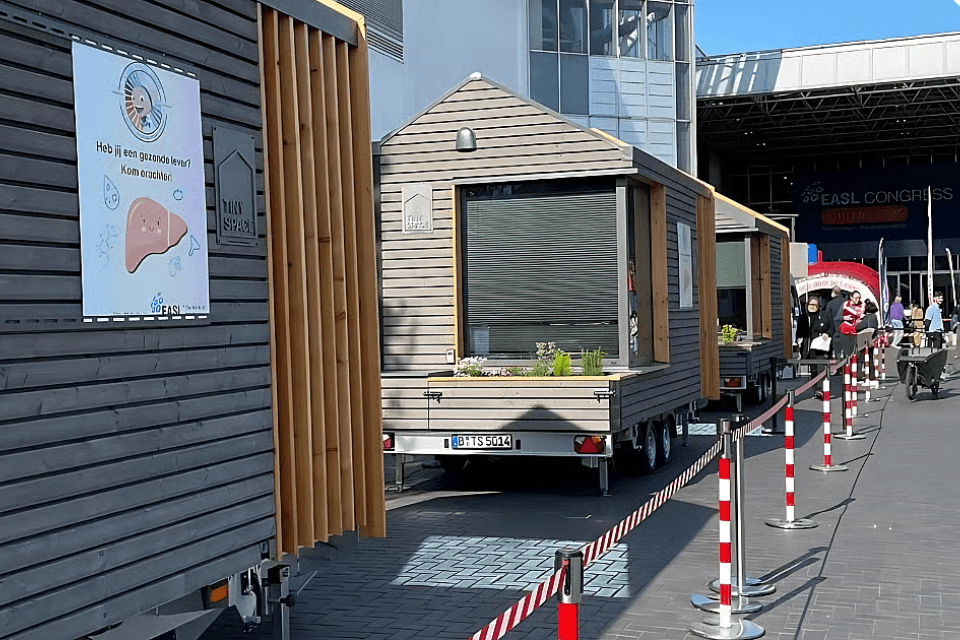 Tiny houses voor levertest bij RAI Amsterdam