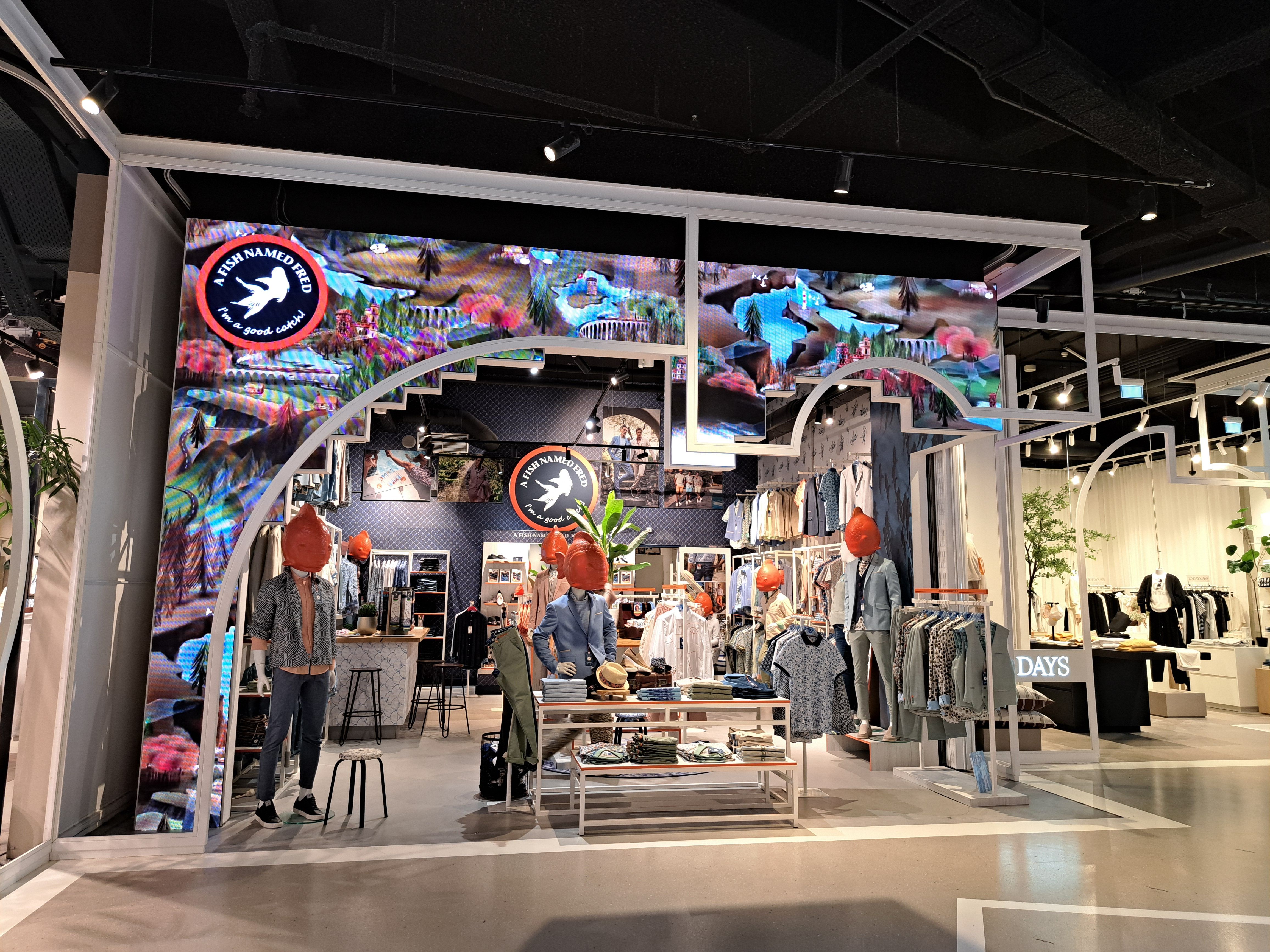 A fish named Fred Mall of the Netherlands