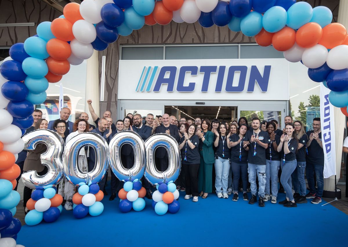 Action: 3.000ste winkel is een feit
