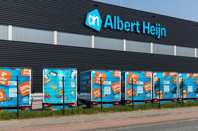 Bij Albert Heijn dreigen lege schappen door sluiting diverse dc's