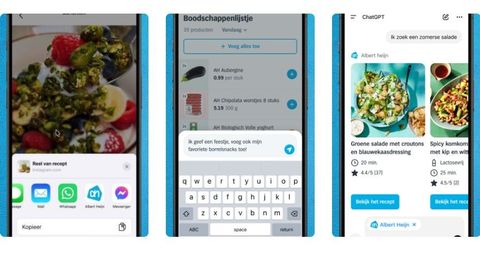 RetailTech: Albert Heijn brengt Allerhande-recepten naar ChatGPT