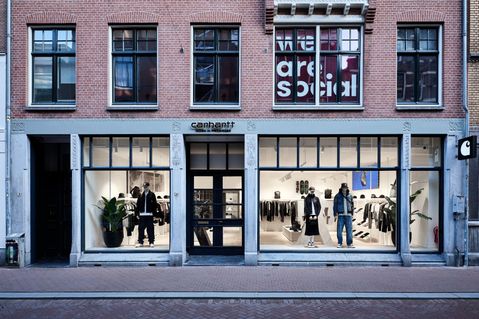 Galerie-allure bij nieuwe Carhartt WIP in Amsterdam