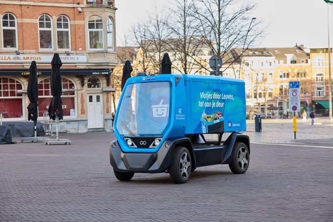 RetailTech: Collect&Go start proef met zelfrijdend bezorgwagentje in Leuven