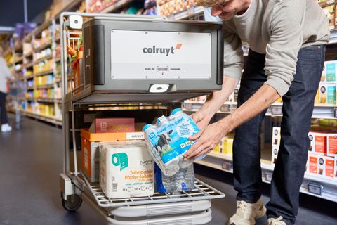 RetailTech: Colruyt introduceert eerste AI-winkelkar van België