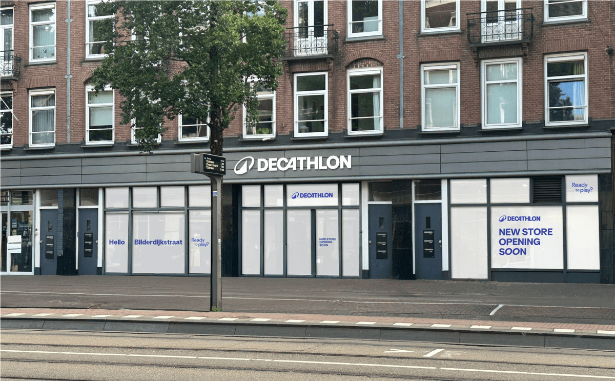Nieuwe Decathlon in voormalig Casa-pand Amsterdam