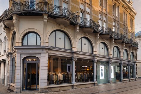 Minimalistisch en industrieel G-Star-concept landt in Gent