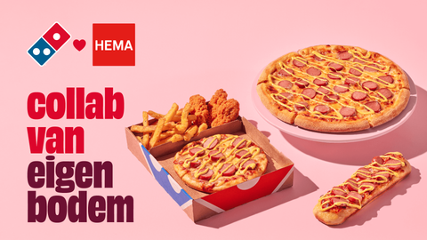 HEMA en Domino's lanceren pizza met iconische rookworst