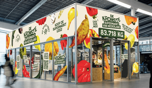 NS Stations en No Waste Army openen 'Kromste Supermarkt van Nederland'
