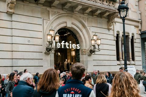 Zara-zusje Lefties zet voet aan de grond in VK