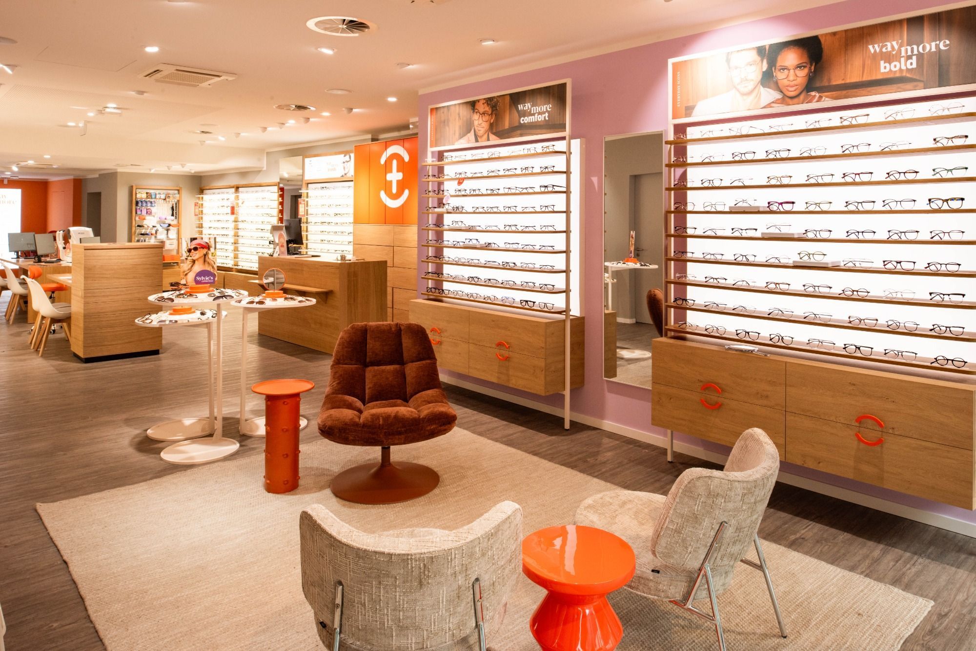 Lounge area on the first floor, Metropolitan Store June 26
