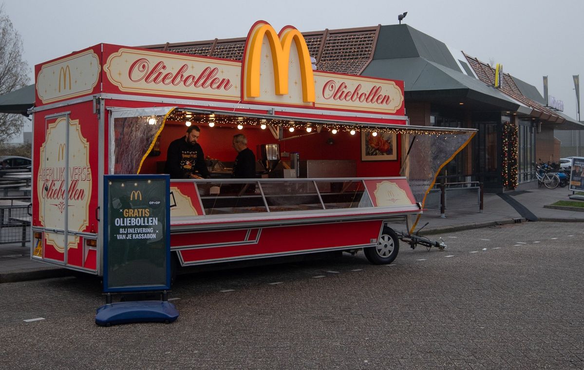 McDonald's gaat met oliebollen land door in december