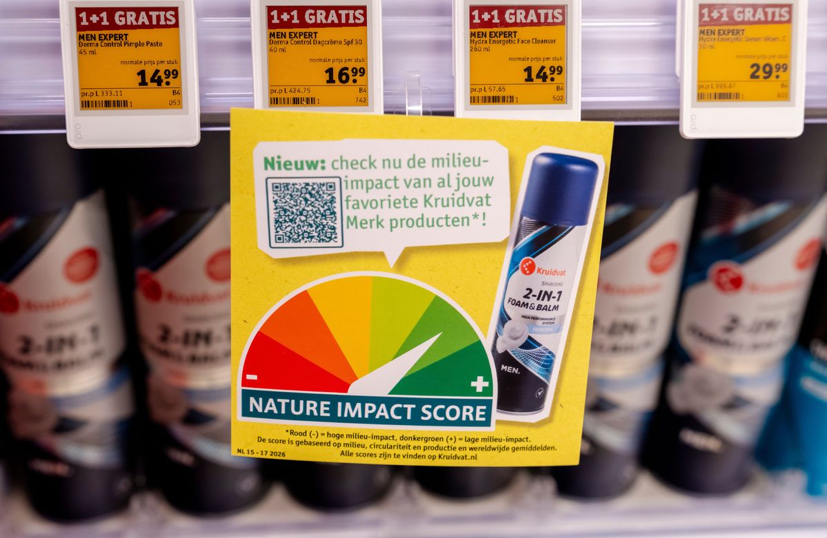 Kruidvat en Trekpleister tonen milieu-impact producten