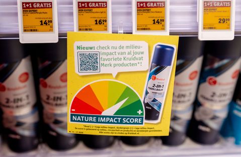 Kruidvat en Trekpleister tonen milieu-impact producten