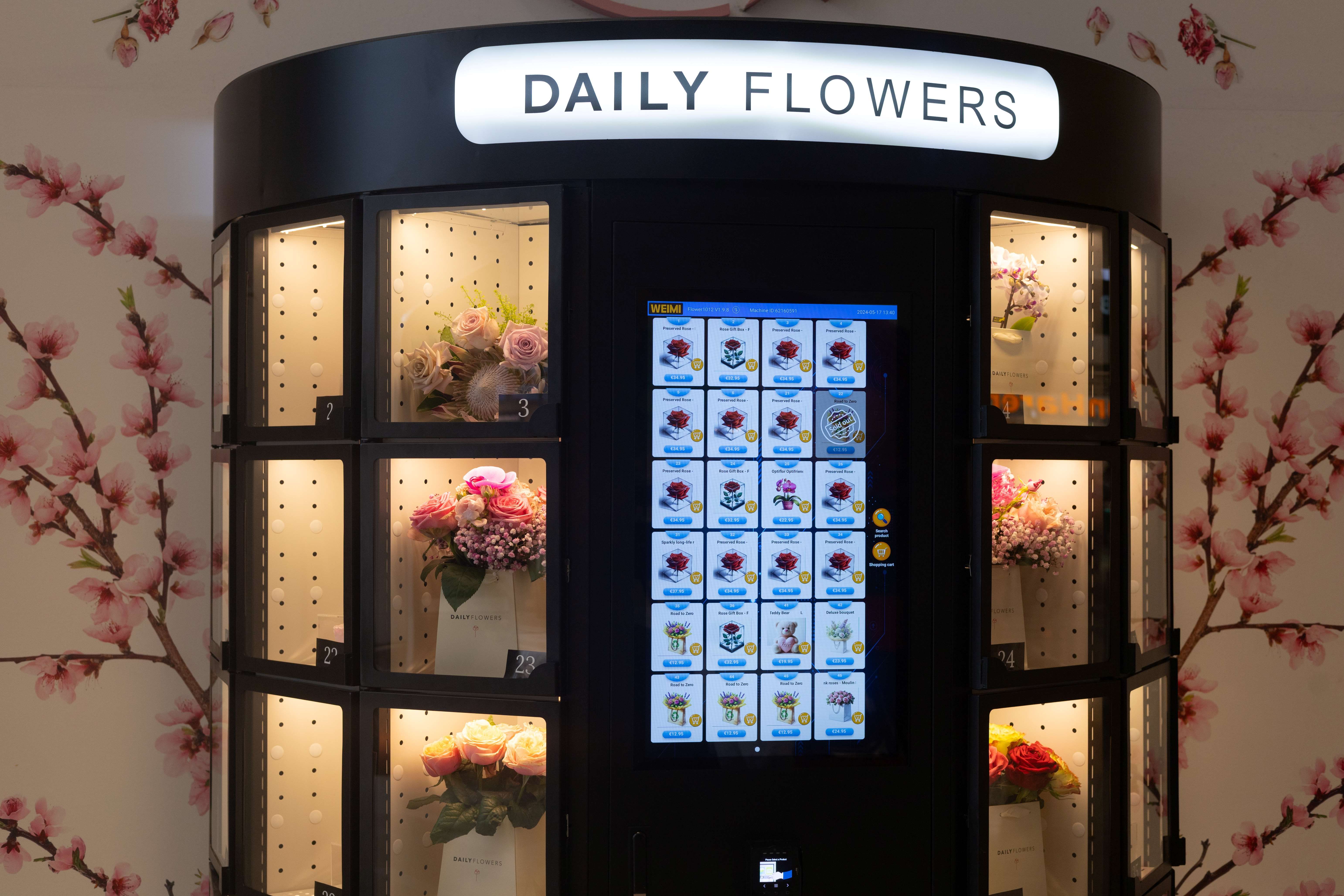 RetailTech vending machines Daily Flowers