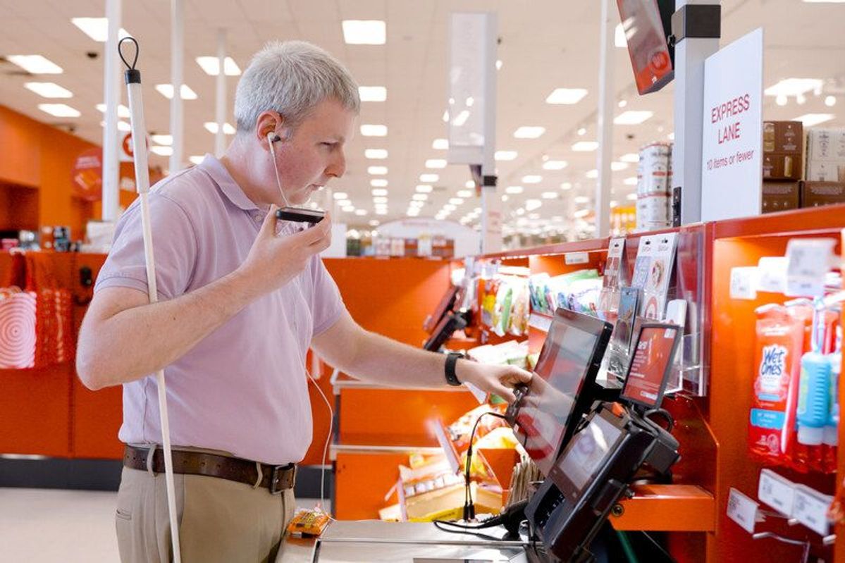 RetailTech: Target lanceert self-checkout voor blinden en slechtzienden