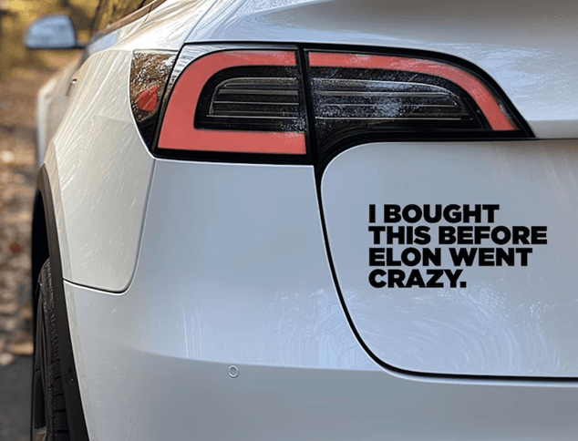 Tesla sticker