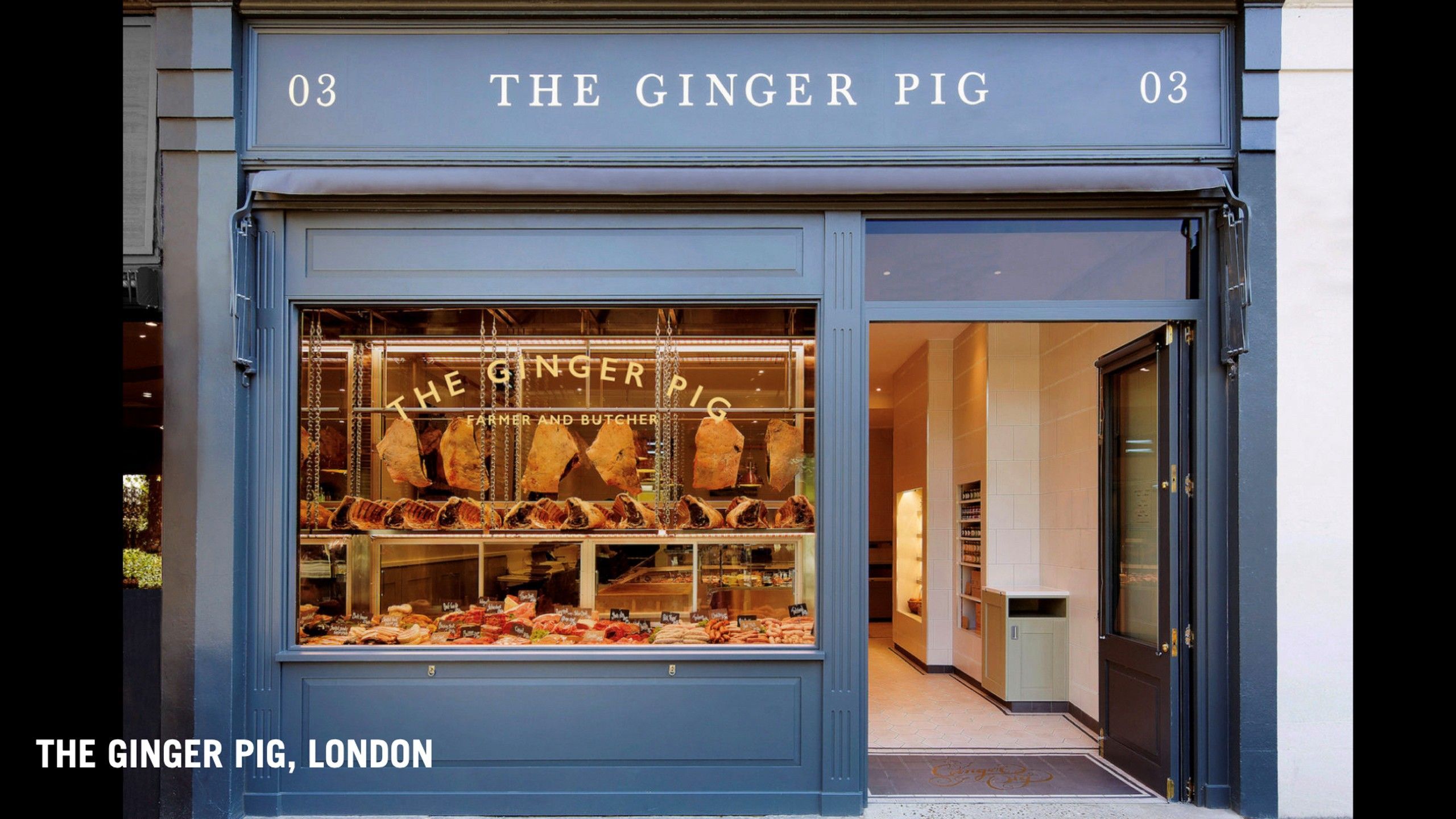 The Ginger Pig storefront