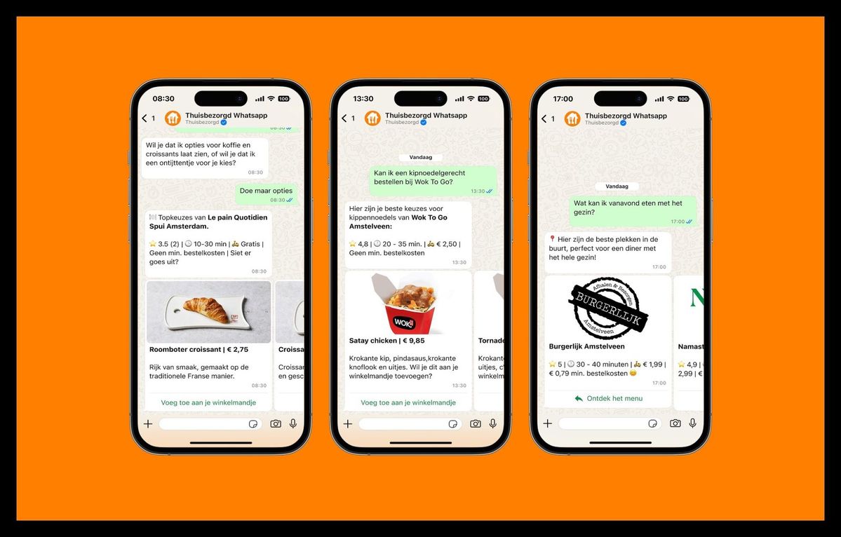 RetailTech: Just Eat Takeaway test bestellen via WhatsApp