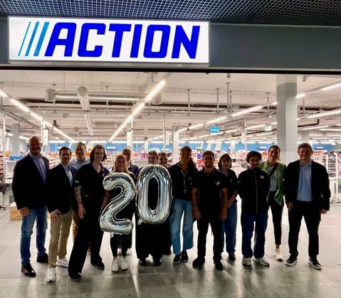 Action opent 20e winkel in Zwitserland