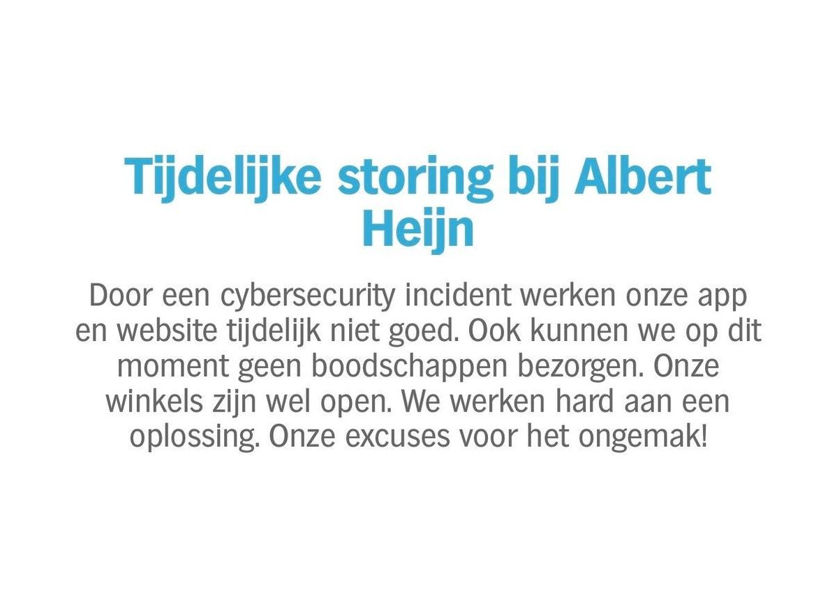 Cyberexpert na incident Albert Heijn: 'Trek eens de stekker eruit en kijk wat er gebeurt'