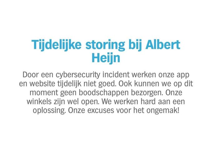 Cyberexpert na incident Albert Heijn: 'Trek eens de stekker eruit en kijk wat er gebeurt'