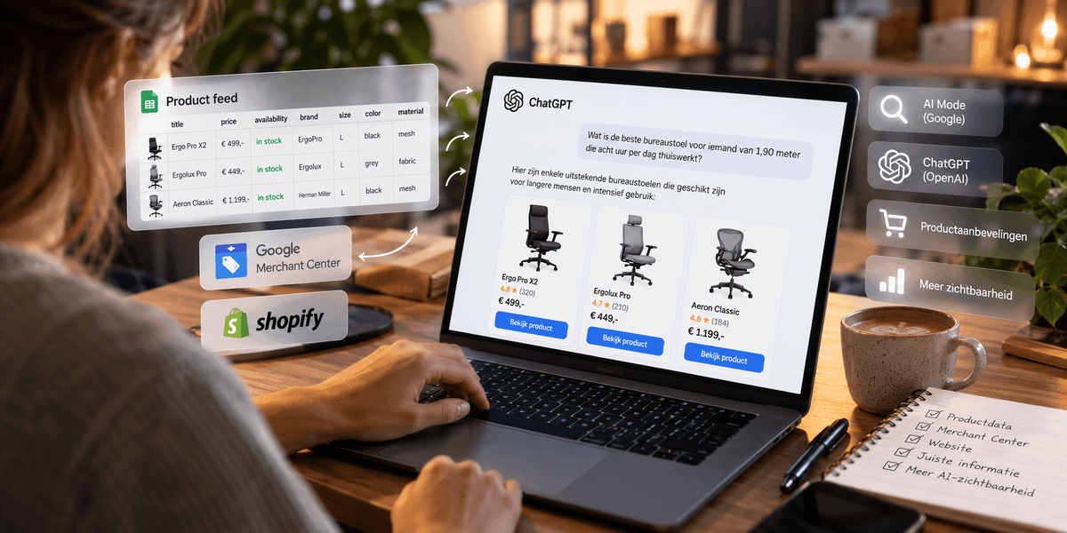 Hoe zorg je dat AI jouw webshop aanbeveelt?