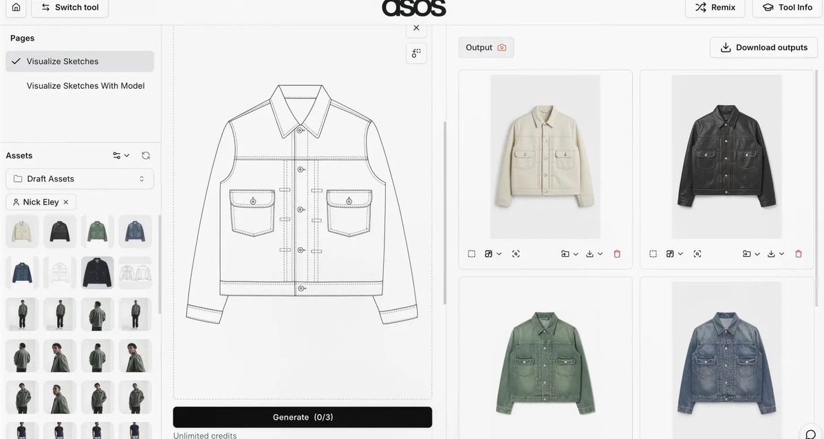 RetailTech: Asos geeft AI prominente plek in designteam