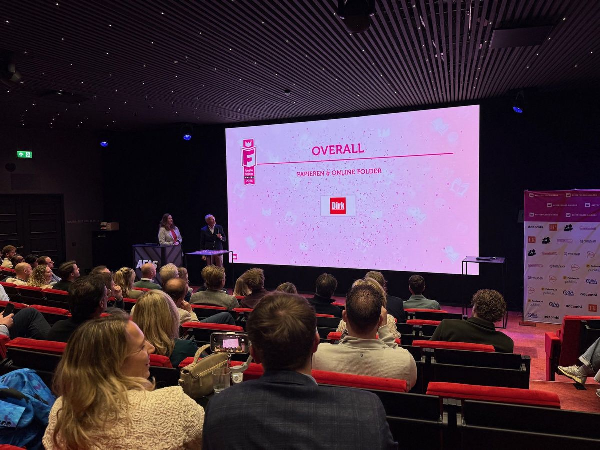 Dirk opnieuw winnaar van Beste Folder Award