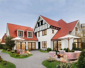 Louis Vuitton opent boetiek in witte droomvilla