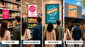 Het Gekozen Product en Merk van het Jaar-ecosysteem, het symbool van vertrouwen dat voorkeur creëert