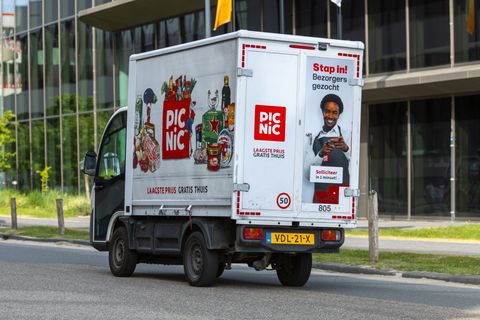 Picnic staakt bezorging wegens 'extreem weer'