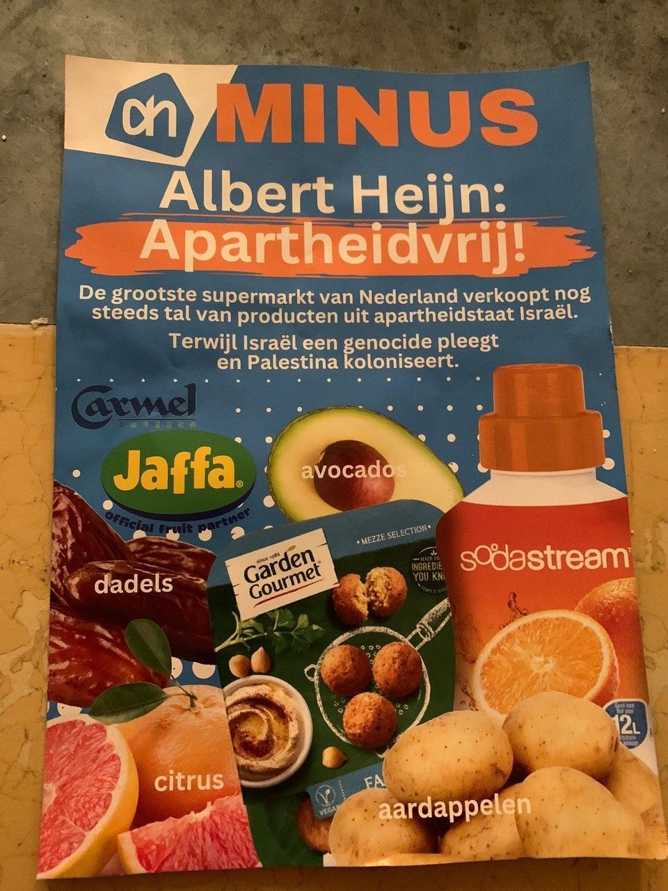 protest Albert Heijn