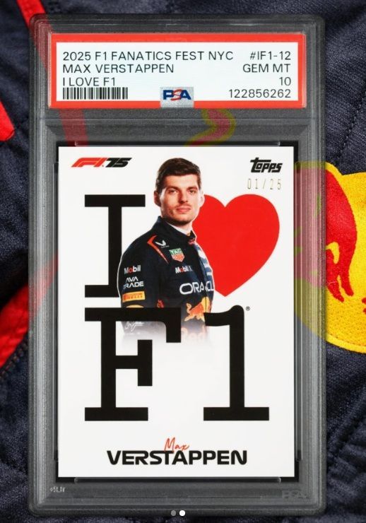 tradingcard max verstappen