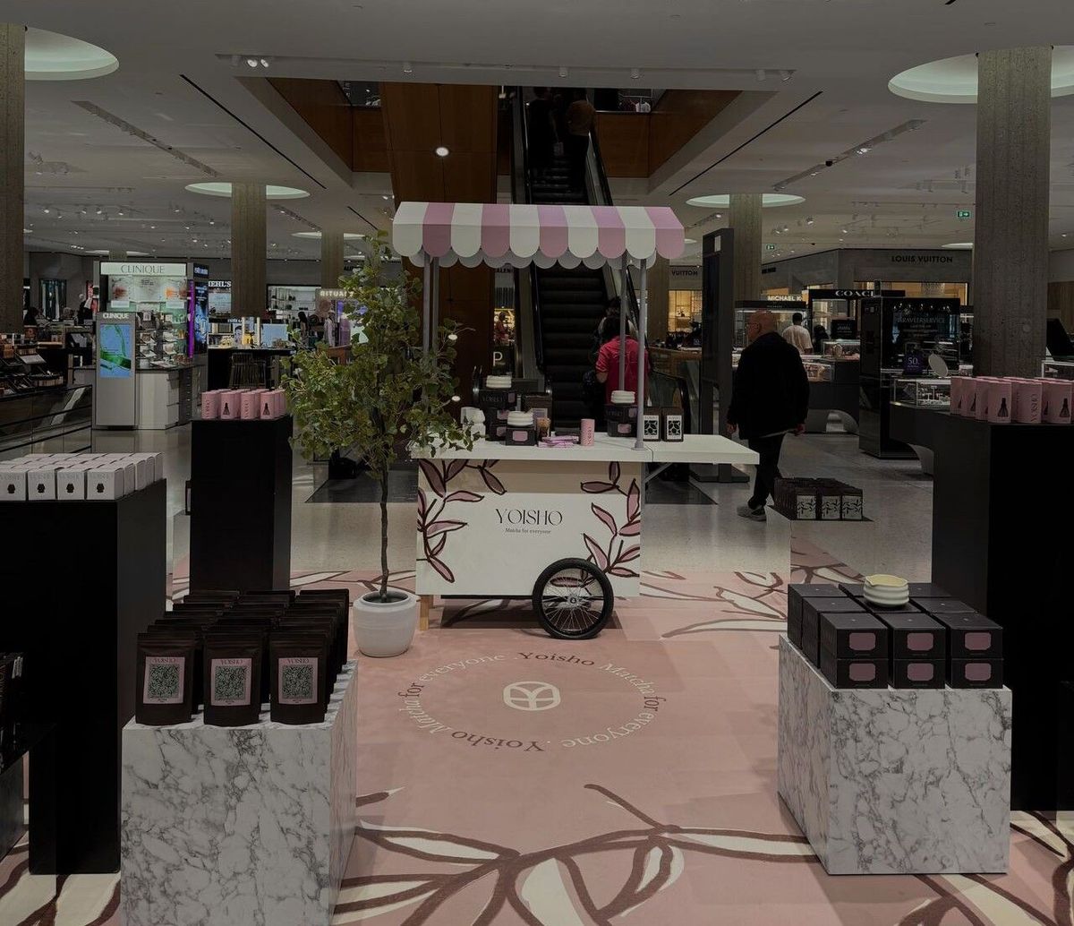 Matchamerk Yoisho opent pop-up in de Bijenkorf